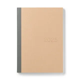 【MUJI 無印良品】月週筆記本/2024年12月開始/米.A5