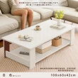 【Ashley House】杋亞木質簡約雙層茶几桌100x60cm(咖啡桌 客廳桌 大桌子 桌子 大茶几 置物桌  邊桌)