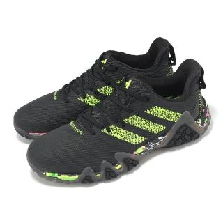 【adidas 愛迪達】高爾夫球鞋 Codechaos 22 Glitch 男鞋 防潑水 高球 黑 綠 運動鞋 愛迪達(IF5452)