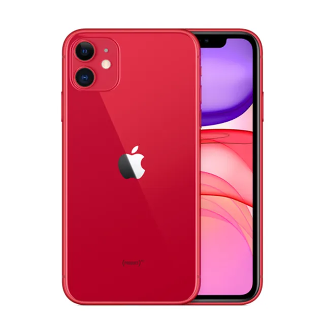 【Apple】A級福利品 iPhone 11 128G 6.1吋(贈簡約保護殼/顏色隨機)