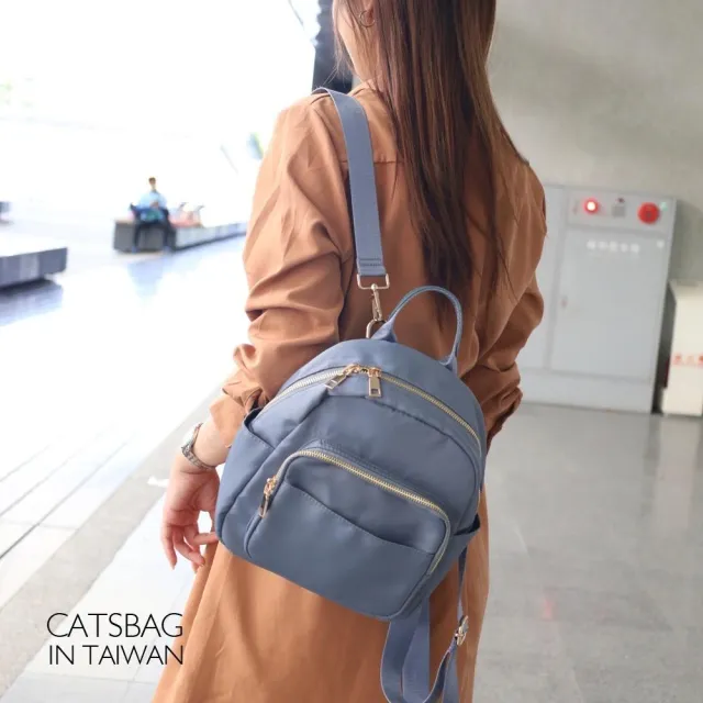 【Catsbag】迷你防潑水尼龍後背包小款後背包(#後背包 #迷你後背包 #斜背包)