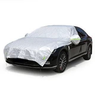 【YORI優里】車用加厚前擋玻璃罩 汽車半罩(引擎蓋車罩 前檔車罩 轎車休旅車SUV 遮光隔熱遮陽)