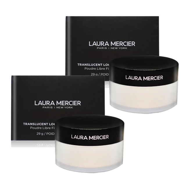 LAURA MERCIER 蘿拉蜜思 煥顏透明蜜粉29gx2入#透明色(國際航空版)