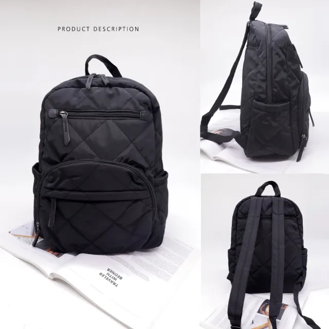 【Catsbag】CAMOUFLAGE BLACK 16809 極輕量空氣後背包 媽媽包(#後背包 #側肩包 #媽媽包)