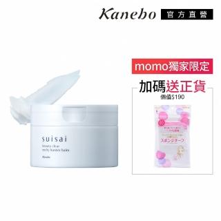 【Kanebo 佳麗寶】suisai 淨顏立顯卸妝膏 90g(加贈淨膚海棉巾)