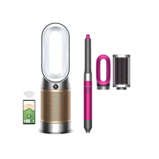 【dyson 戴森】HP09 三合一甲醛偵測涼暖空氣清淨機 循環風扇(白金色)(超值組)買一送一