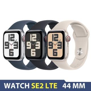 【Apple】Apple Watch SE2 44mm LTE(鋁金屬錶殼搭配運動型錶帶)