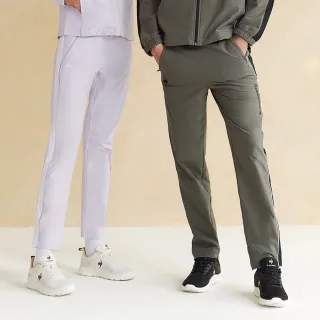 【LE COQ SPORTIF 公雞】官方直營 運動基礎平織長褲 男女款-3色-LWU81772_LWU82772