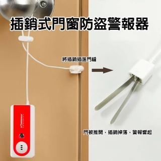 【BONum 博紐】插銷式門窗防盜警報器(單身 宿舍 女生 旅行 飯店 出國 熟睡 警鈴 自助)