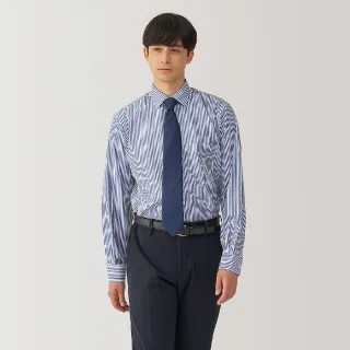 【MUJI 無印良品】男免熨燙半寬領長袖襯衫(共4色)