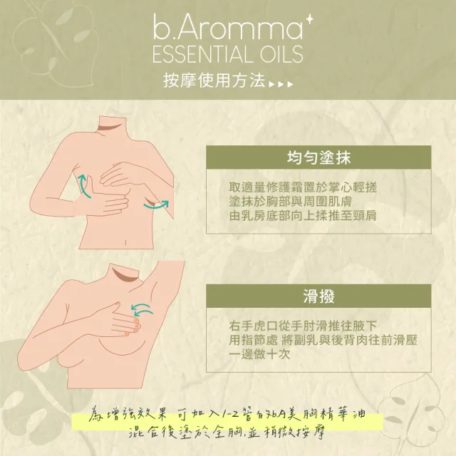 【b.Aromma貝羅馬】美胸深層修護霜380ml(按摩霜)