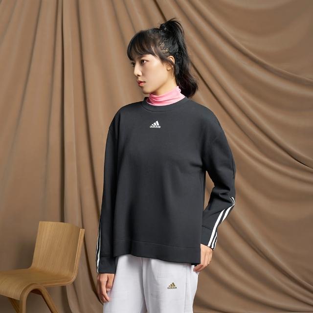 【adidas 愛迪達】ESSENTIALS 長袖上衣 大學T 女 GS1348