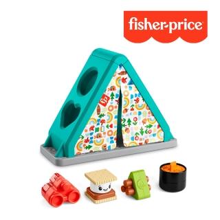 【Fisher price 費雪】形狀認知可愛帳篷(匯樂感統玩具/兒童玩具/彌月禮/啟蒙玩具/扮扮家酒)