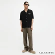 【ALLSAINTS】人造絲寬鬆印花公羊頭骨短袖襯衫(多款任選)