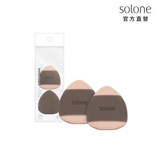 【Solone】彈力雙面舒芙蕾海綿 / 小飯糰(2入)