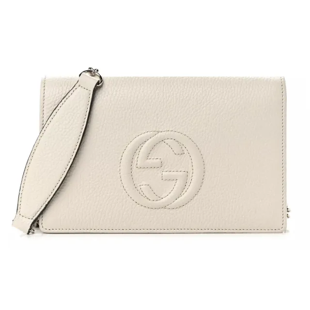GUCCI 古馳】598211 經典SOHO系列鍊帶WOC手拿/斜背兩用包(顏色任
