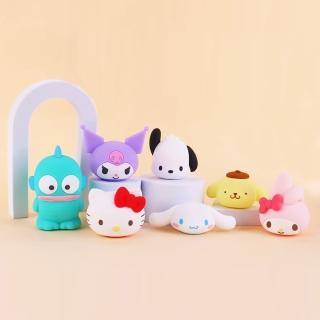 【SANRIO 三麗鷗】立體造型 QQ 小夜燈(酷洛米 美樂蒂 布丁狗 帕洽狗 人魚漢頓 大耳狗 KITTY)