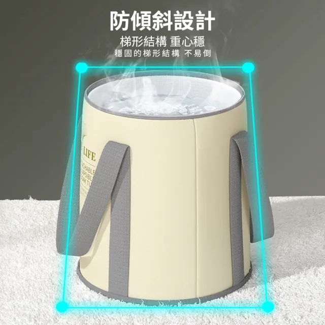 家用可折疊保溫泡腳桶 旅行便攜足浴盆 加蓋SPA泡腳盆 38cm (腳袋/足浴桶/足浴神器) 禮物