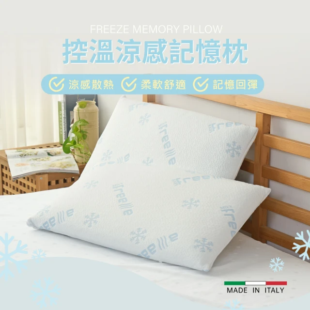 格蕾寢飾 義大利La Belle零重力釋壓眠綿記憶枕(共兩款