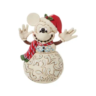 【Enesco】精品家飾 Disney 迪士尼 節慶系列 米奇雪人居家擺飾