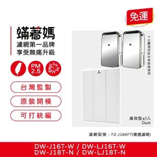 【著媽】濾網(適用 Sharp 夏普 DW-J16T-W J18T-N LJ16T LJ18T 空氣清淨除濕機)