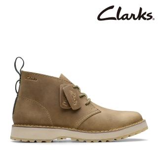 【Clarks】男鞋 Solsbury DB 雙縫線極簡鞋面輕量圓頭休閒靴(CLM78987B)