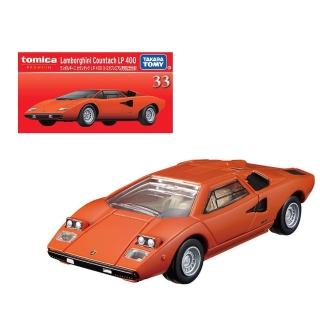 【TOMICA】汽車世界 多美小汽車 PREMIUM 藍寶堅尼 COUNTACH LP400 初回 No.33