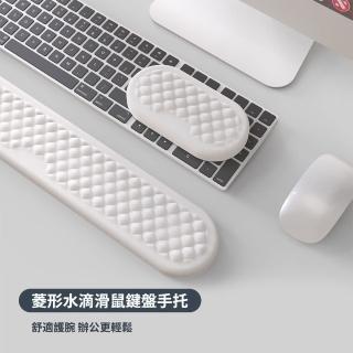 【Allan】柔軟皮革滑鼠鍵盤手託 記憶棉手部護腕 辦公桌面加厚滑鼠腕託 滑鼠護腕(滑鼠墊/鍵盤墊/手腕墊)