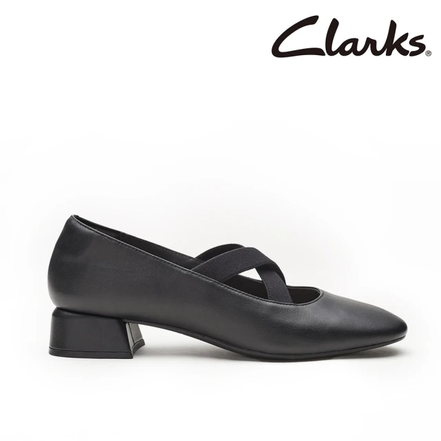 Clarks 女鞋 Daiss30 Soft 小圓頭交叉帶低跟鞋(CLF80355D)