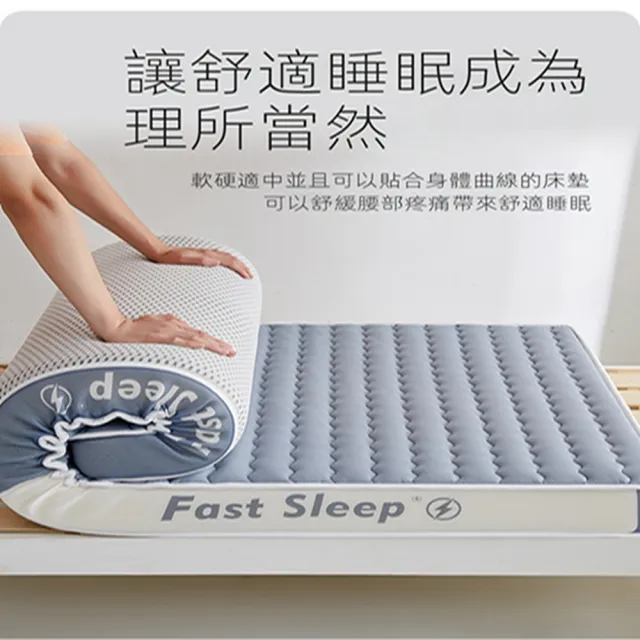 【南極家紡】乳膠床墊 宿舍床墊 床墊 單人床墊 地鋪墊 榻榻米墊子(厚9cm 送床墊罩套 90*200cm 預購15天)
