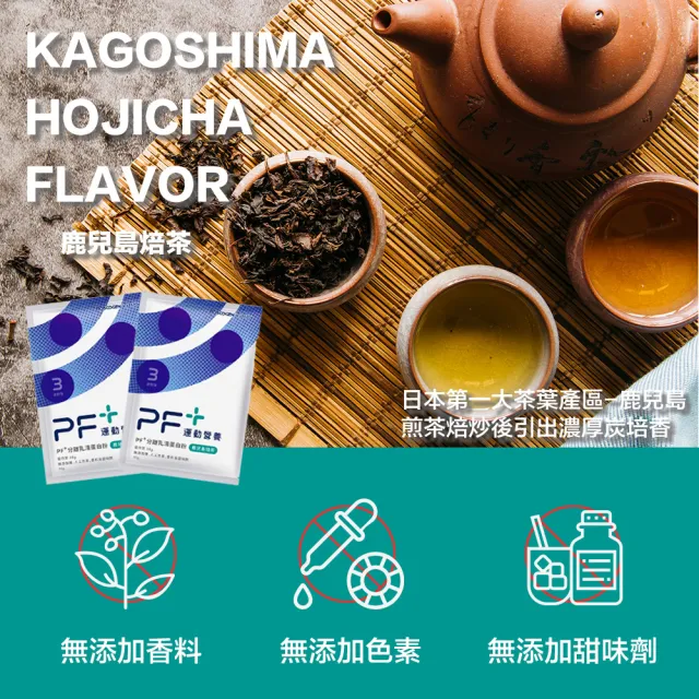 【百仕可PF+運動營養】分離乳清蛋白粉30gx24包/盒_鹿兒島焙茶(即沖即飲不易結塊/優蛋白/好吸收好消化)