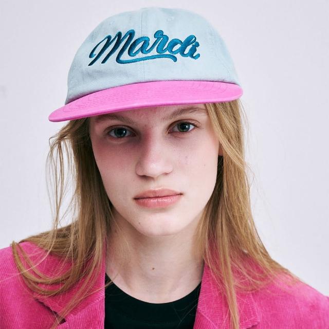 【MARDI MERCREDI】雙色復古棒球帽 薄荷綠 紫紅 草寫LOGO 可調式 CAP MARDI VINTAGE LOGO TWO TONE