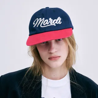 【MARDI MERCREDI】出清品 雙色復古棒球帽 海軍藍 紅 草寫LOGO CAP MARDI VINTAGE LOGO TWO TONE