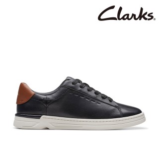 【Clarks】女鞋 Bazac Up 超輕柔軟支撐真皮休閒鞋 運動鞋(CLF78137C)