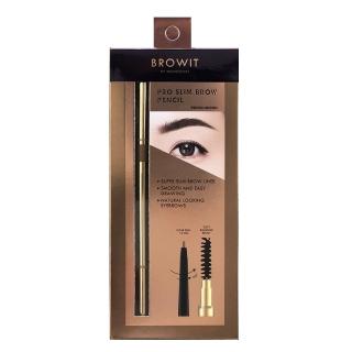 即期品【BROWIT貝奧莉】極細防水抗暈模擬眉筆0.06g木棕色(到期日2025.06.03)