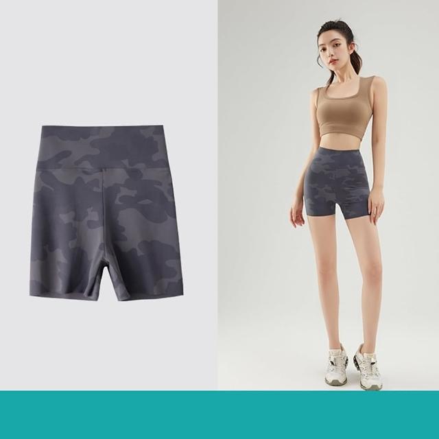 【巴黎精品】現貨+預購 鯊魚褲休閒短褲(迷彩騎行高腰彈力女褲子10款a1hk31)