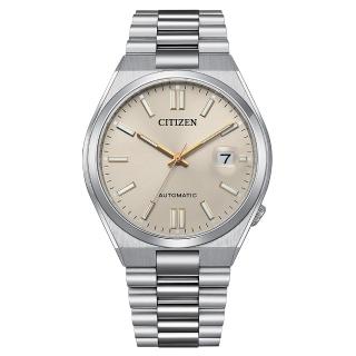 【CITIZEN 星辰】TSUYOSA 系列 亞洲限定 玩色經典機械錶 - 燕麥(NJ0151-88W)