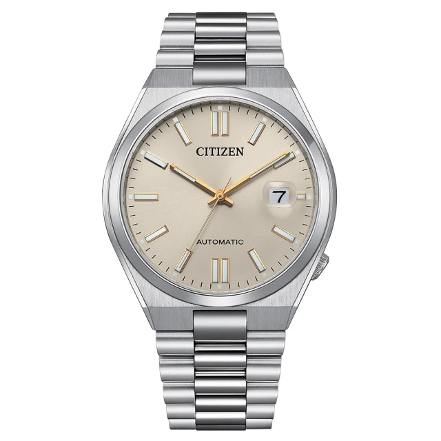 CITIZEN 星辰 TSUYOSA 系列 亞洲限定 玩色經典機械錶 - 燕麥(NJ0151-88W)