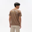 【JEEP】男裝 簡約百搭酷感印刷純棉短袖T恤(咖啡色)