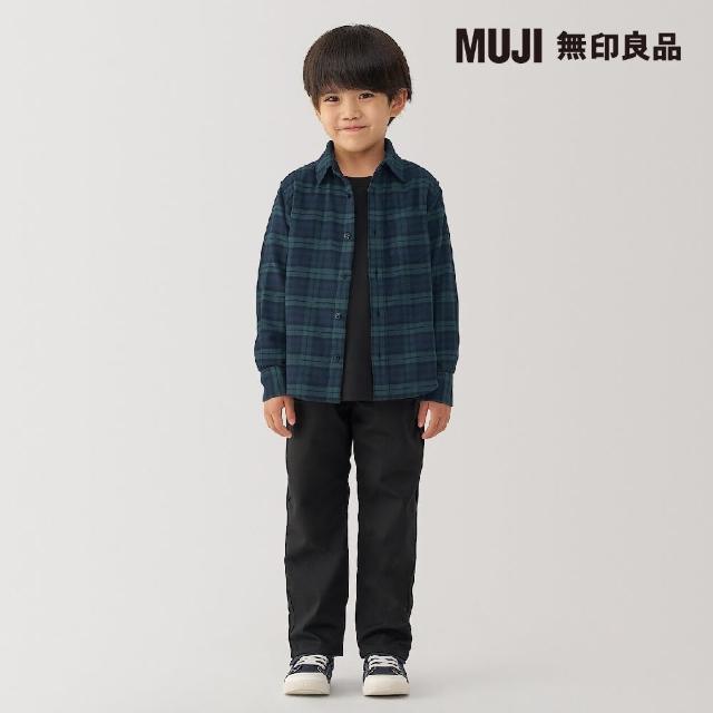 【MUJI 無印良品】兒童雙面起毛法蘭絨長袖襯衫(共6色)