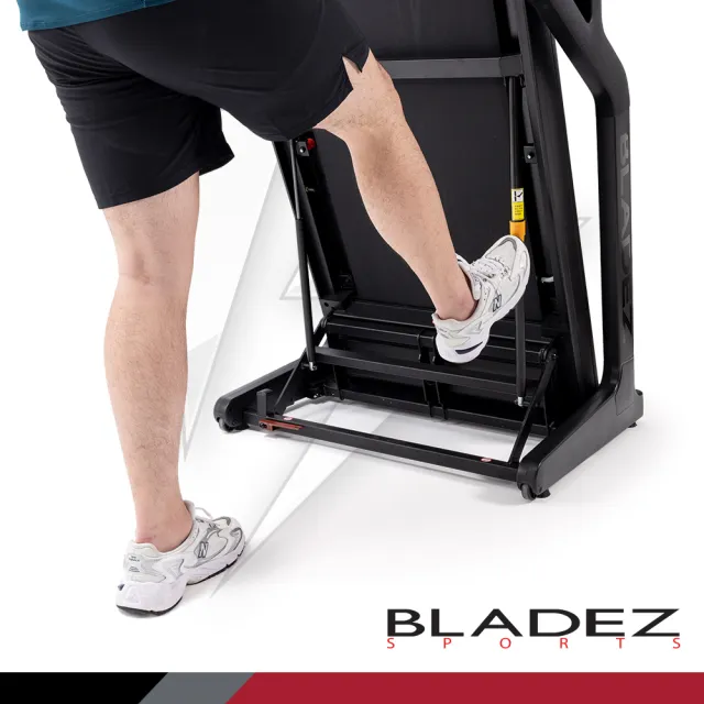 【BLADEZ】X7極限戰將商用電動跑步機(無刷馬達/ZWIFT/坡度揚升/藍芽喇叭/20吋觸控面板/飛梭旋鈕)