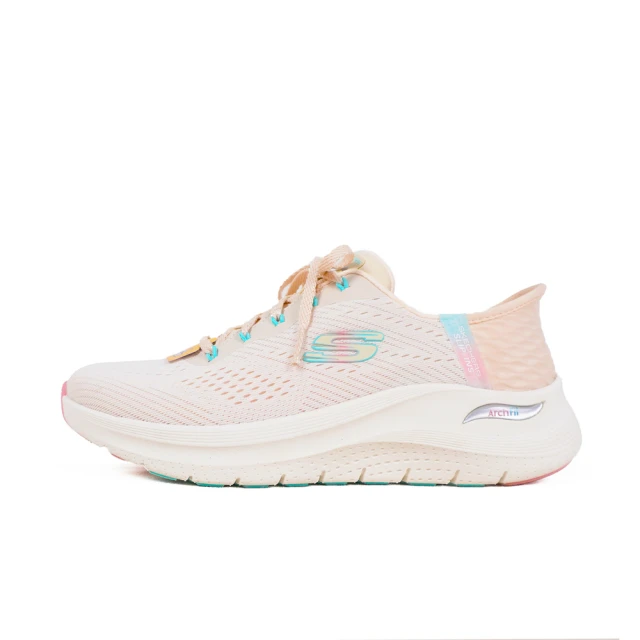 SKECHERS Arch Fit 2.0 女 休閒鞋 運動鞋 寬楦 厚底 套入式 瞬穿 粉(150066WNTPK)