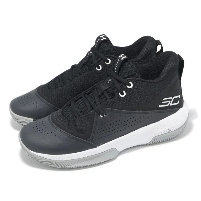 UNDER ARMOUR 籃球鞋 SC 3Zero IV 男鞋 黑 低筒 緩震 Curry子系列 UA(3023917001)