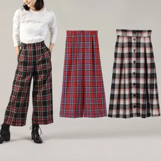 【agnes b.】To b.女裝 格紋長褲/長裙(多款)