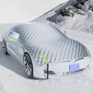 【KEYIE】汽車全罩式擋風罩 汽車防曬車罩 防塵罩 車用遮陽板 隔熱遮陽罩 四季適用(小車型/SUV通用)