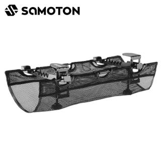【SAMOTON 薩摩頓】MAO-21-M 夾桌式理線收納網架(簡潔方便的夾桌式設計 不需要鑽孔便能直接使用 隨心擺放)