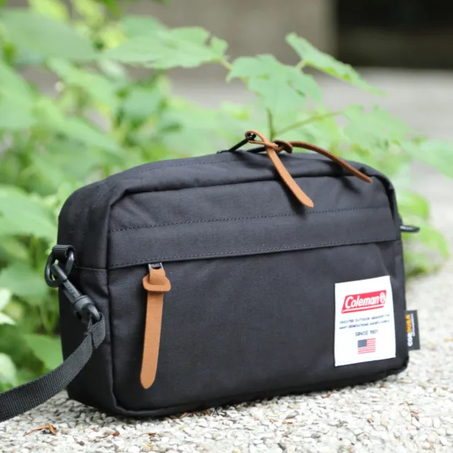 【Coleman】兩用小物包/肩包CM-05832(經典黑)