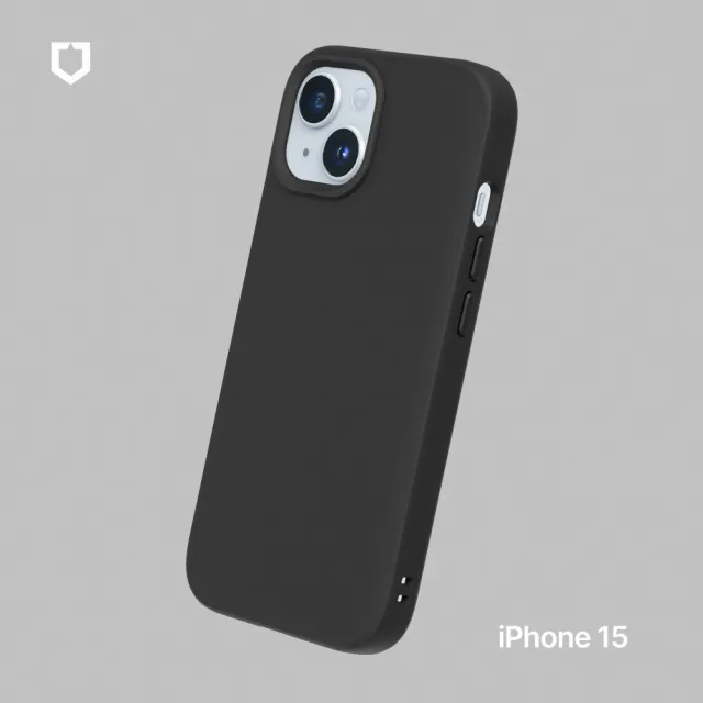 【RHINOSHIELD 犀牛盾】iPhone 11-15全系列 SolidSuit 經典防摔背蓋手機保護殼(經典黑)