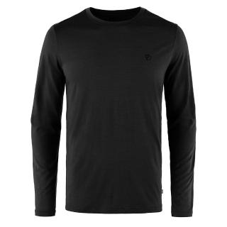 【Fjallraven】Abisko Wool長袖羊毛排汗衣 男(FR87194-550黑 667北極綠)
