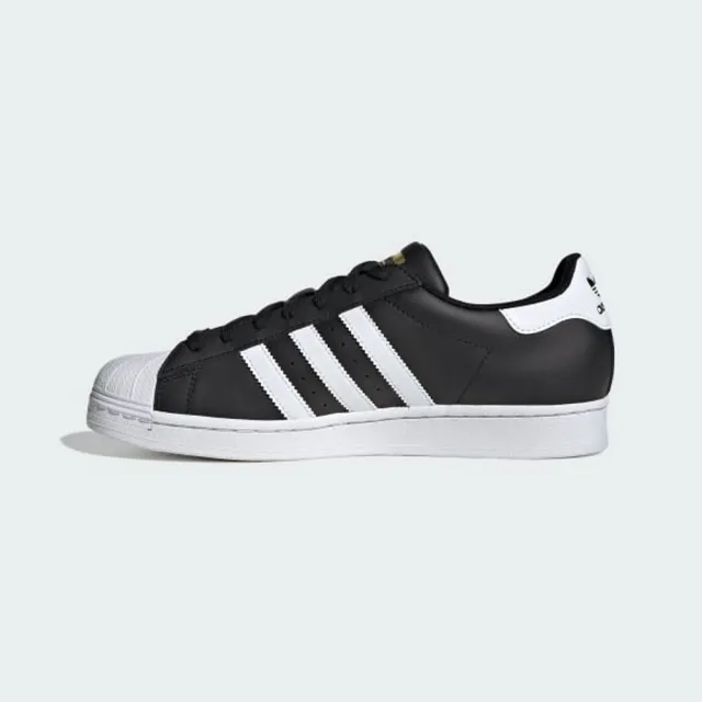 【adidas 愛迪達】SUPERSTAR 黑色 金標 貝殼頭 穿搭 運動 男女款(ID4636 ∞)